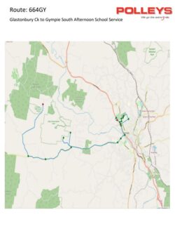 Route 798 – Glastonbury Creek To Gympie South Afternoon School Service